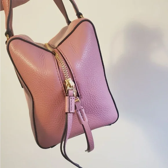 Tory Burch Kira Pebbled Small Satchel - Picture 9 of 11